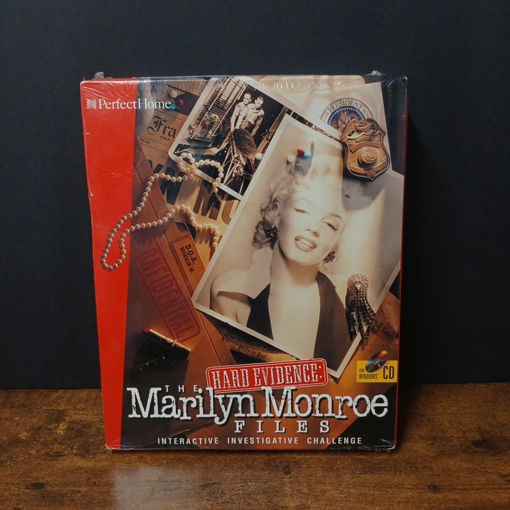 NEW SEALED 1995 Hard Evidence The Marilyn Monroe Files PC WINDOWS CD-ROM Game